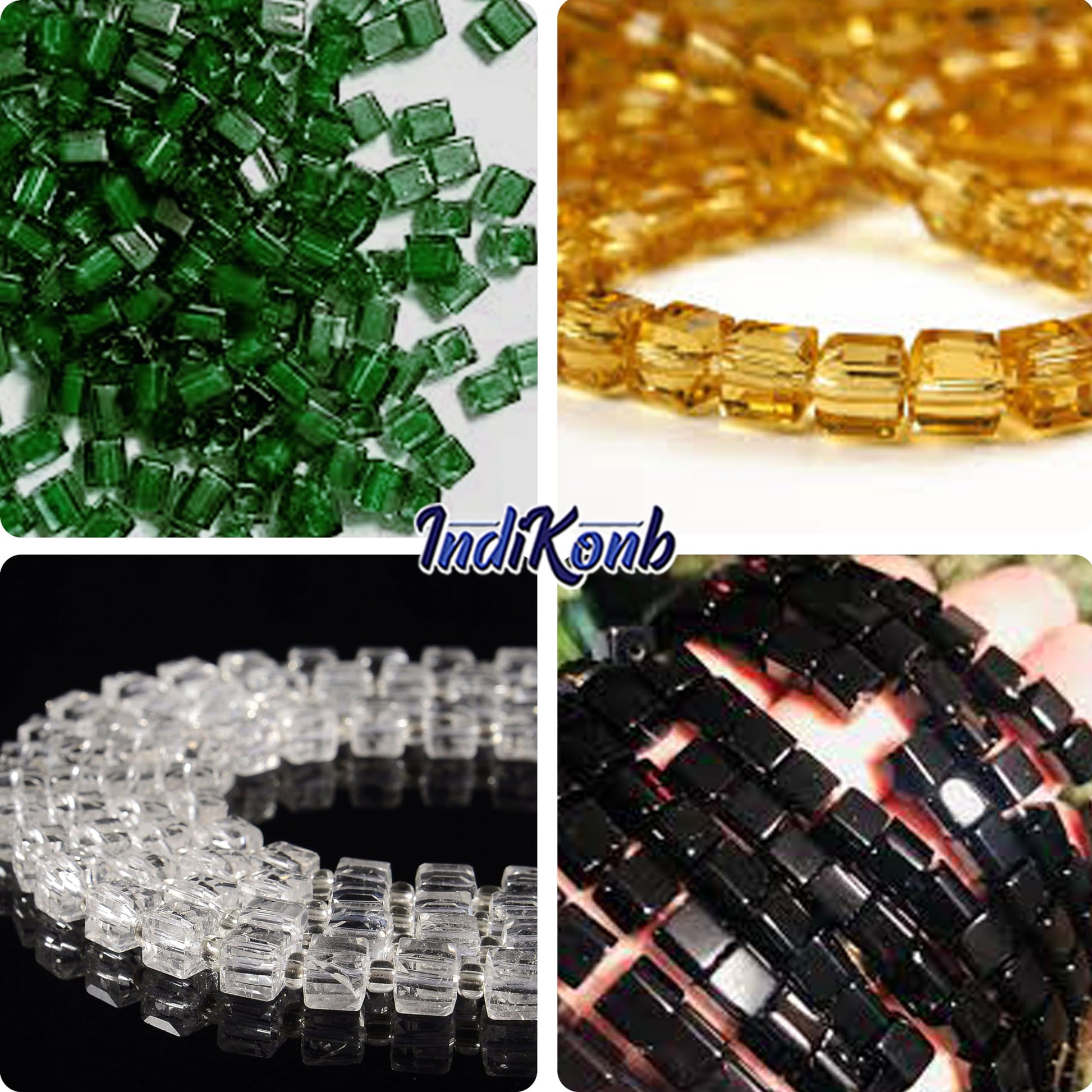 Multicolour 6mm beads fit into beading craft without making the design feel heavy.
