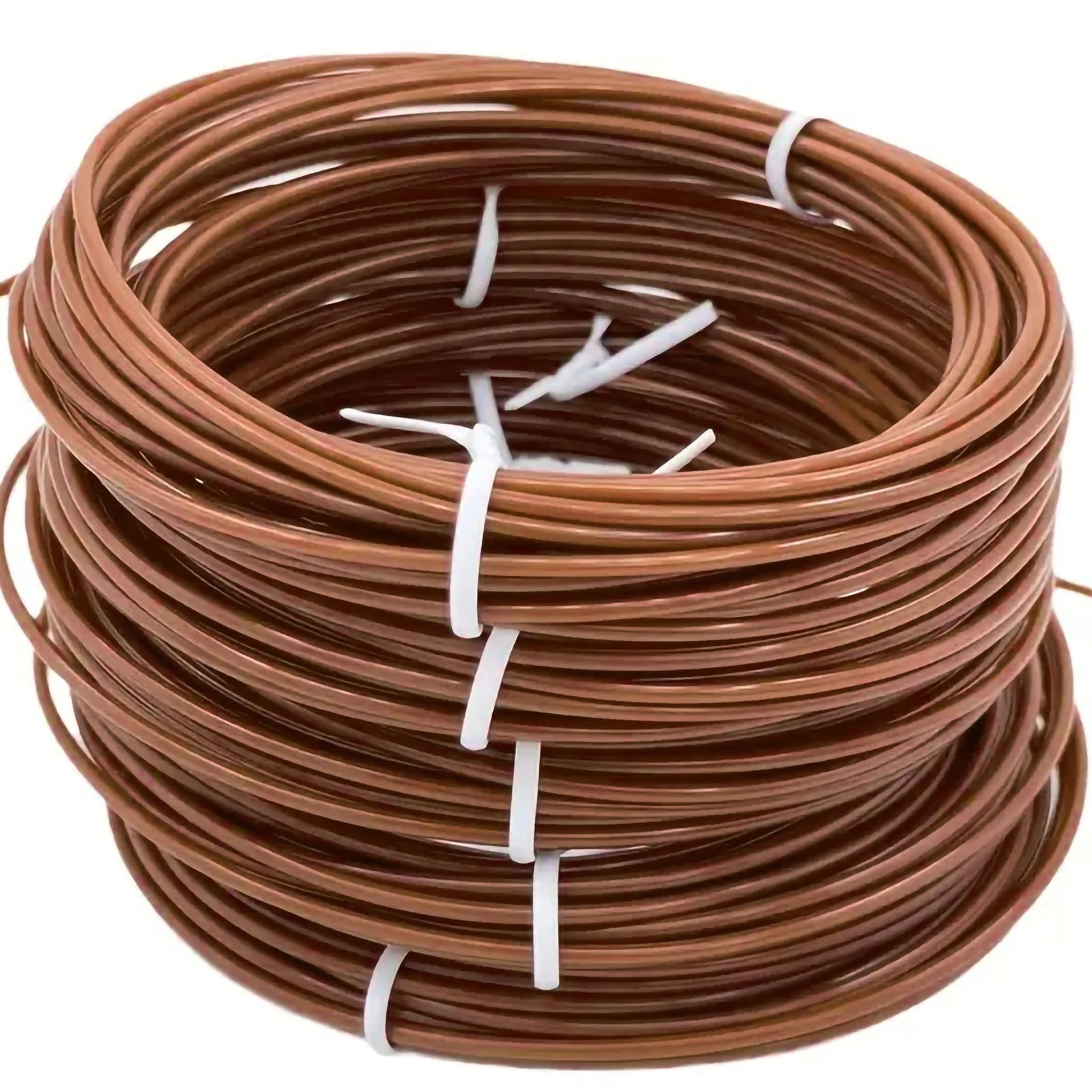 With brown 25m 25m craft wire or cord, bead threading, jewellery making and craft binding gets a practical look.