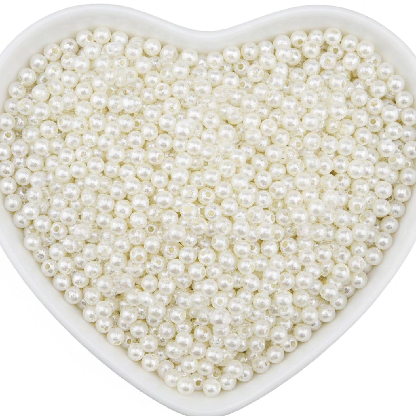 5mm White Pearl Beads for Craft & Jewelry Making, Small White 5MM product image