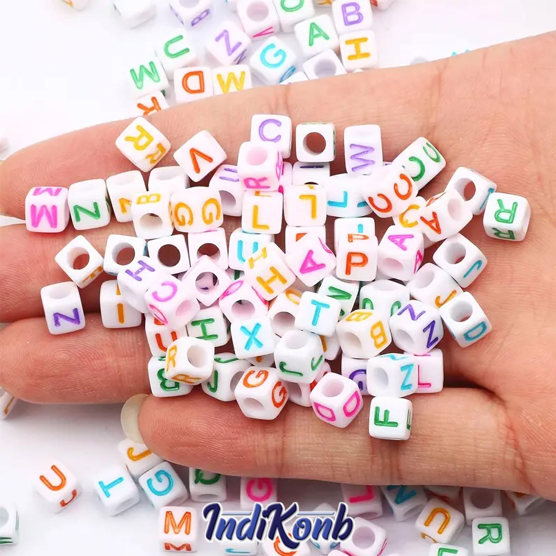 To add a neat decorative finish, place multicolour without box beads into DIY jewellery projects, beading craft and decorative craft finishing.