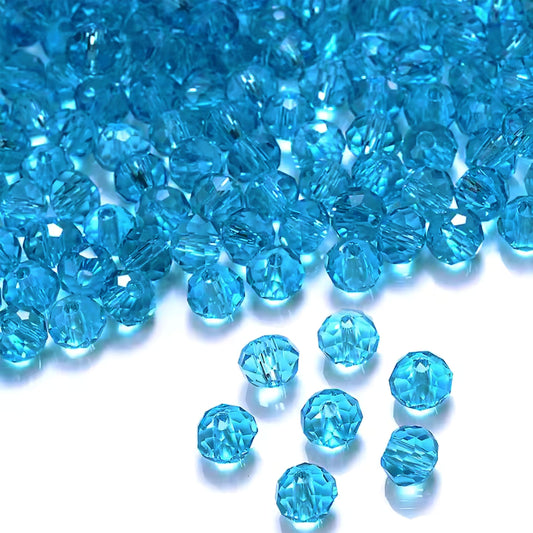 Use sea blue and transparent 8mm and 90 grams beads for bracelet making, necklace making and DIY jewellery projects when the design needs a clean decorative look.