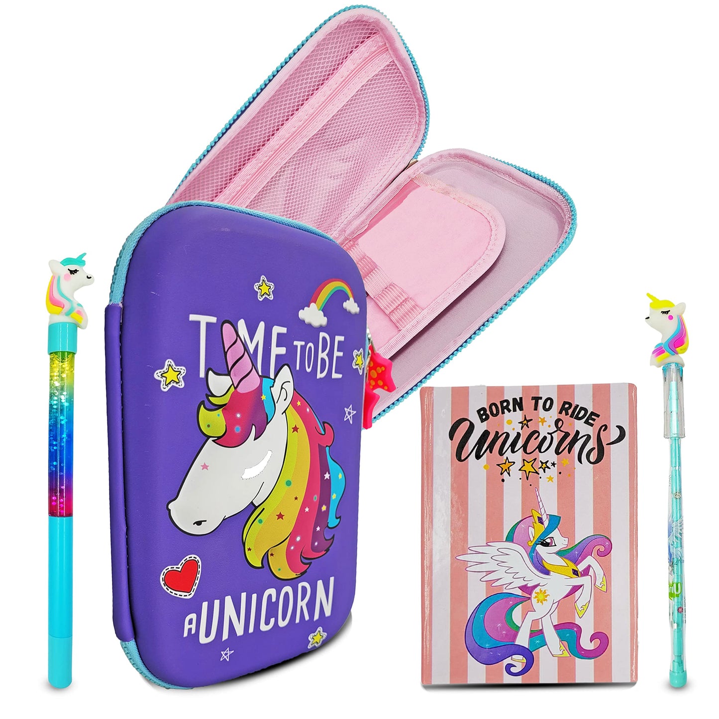 Add a elegant design accent and a colourful activity base into DIY craft projects with unicorn unicorn and birthday art and craft kit.