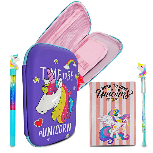 Add a elegant design accent and a colourful activity base into DIY craft projects with unicorn unicorn and birthday art and craft kit.