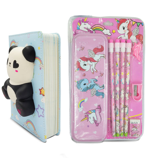 Unicorn unicorn and birthday art and craft kit fits into gift making without making the design feel heavy.