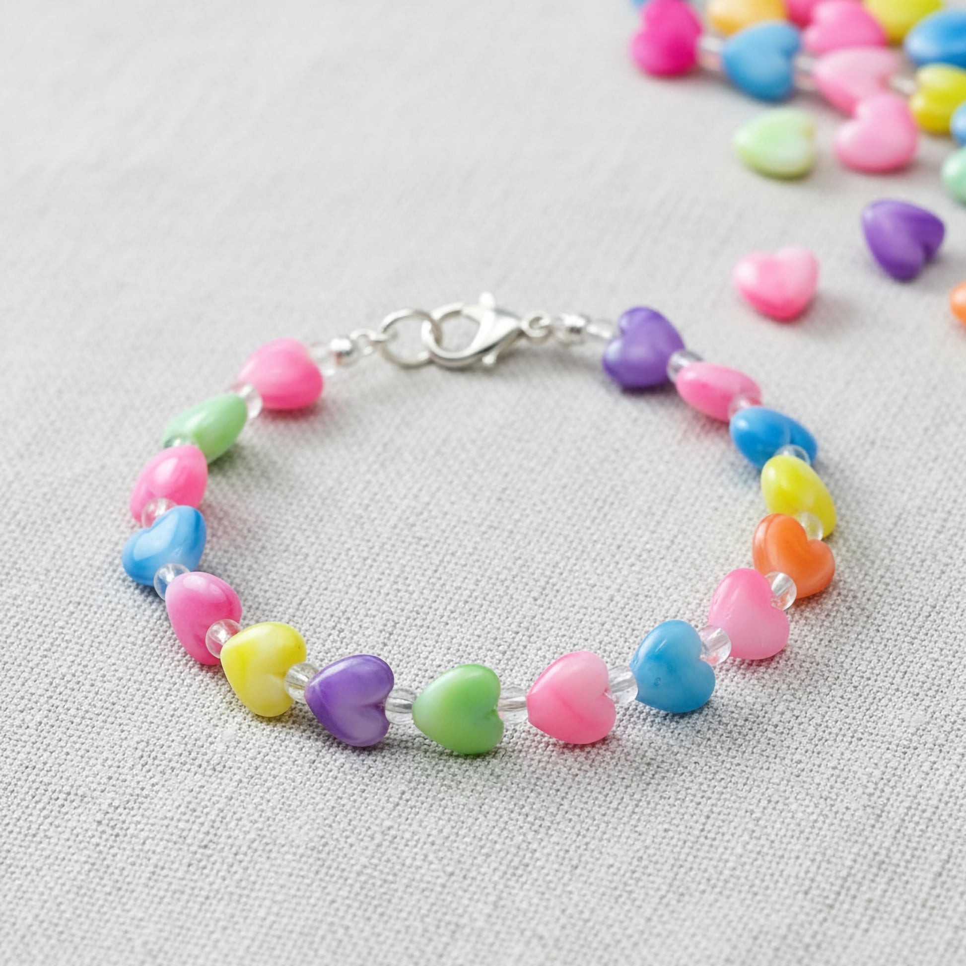 Multicolor Acrylic Marble Beads Set for Jewelry Making Multicolour image 3