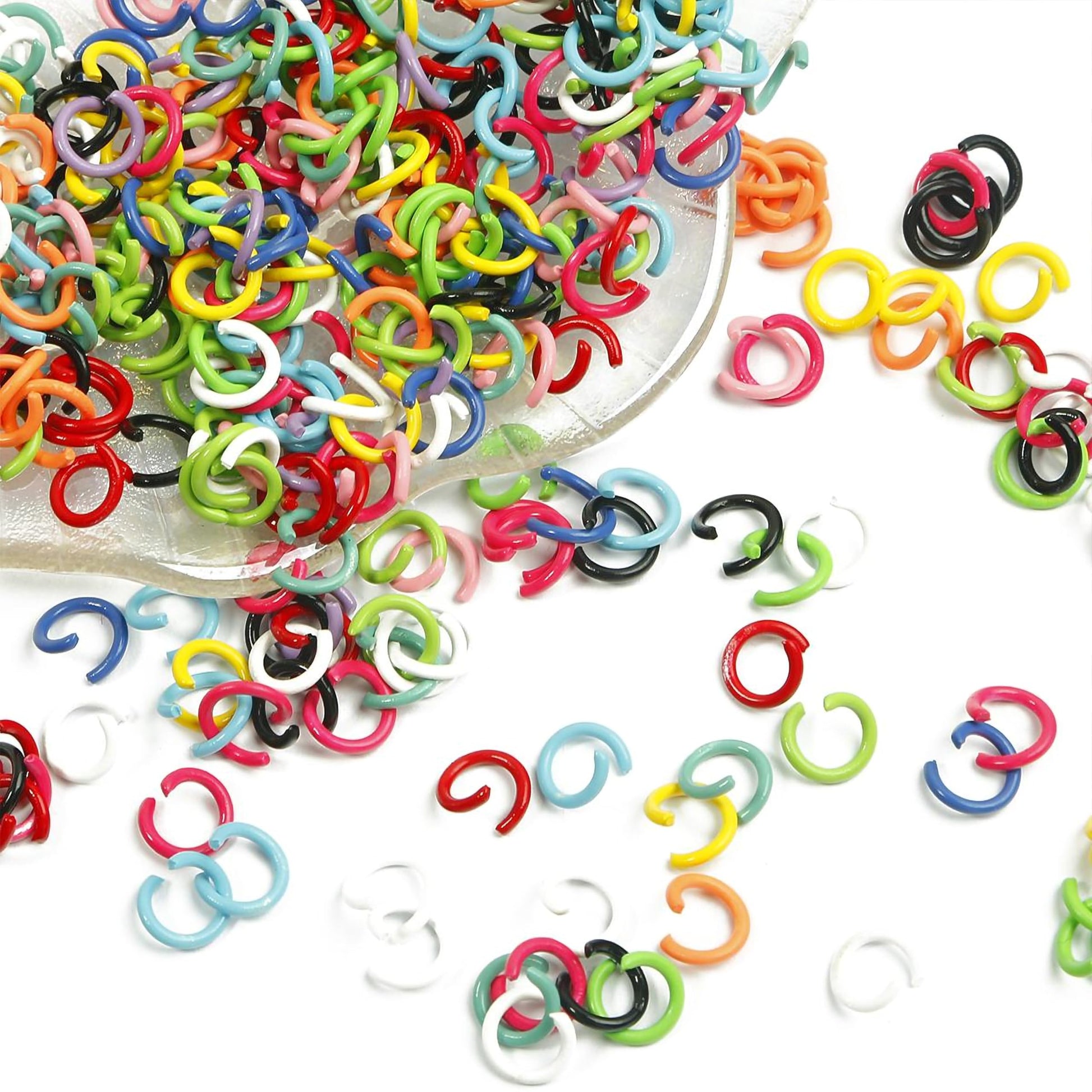 Use these smooth metal connector rings to make keychains feel more finished.