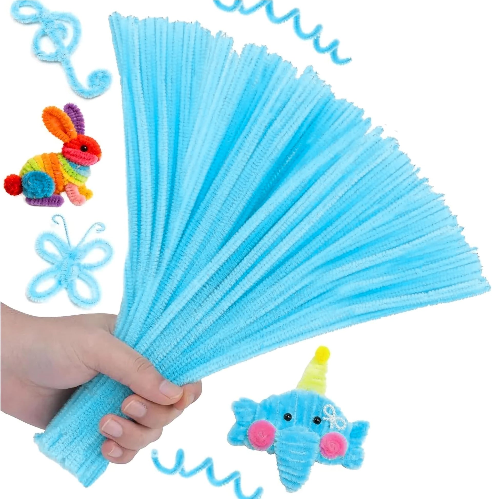 Keep DIY decoration and kids creative projects looking polished with soft fuzzy stems.