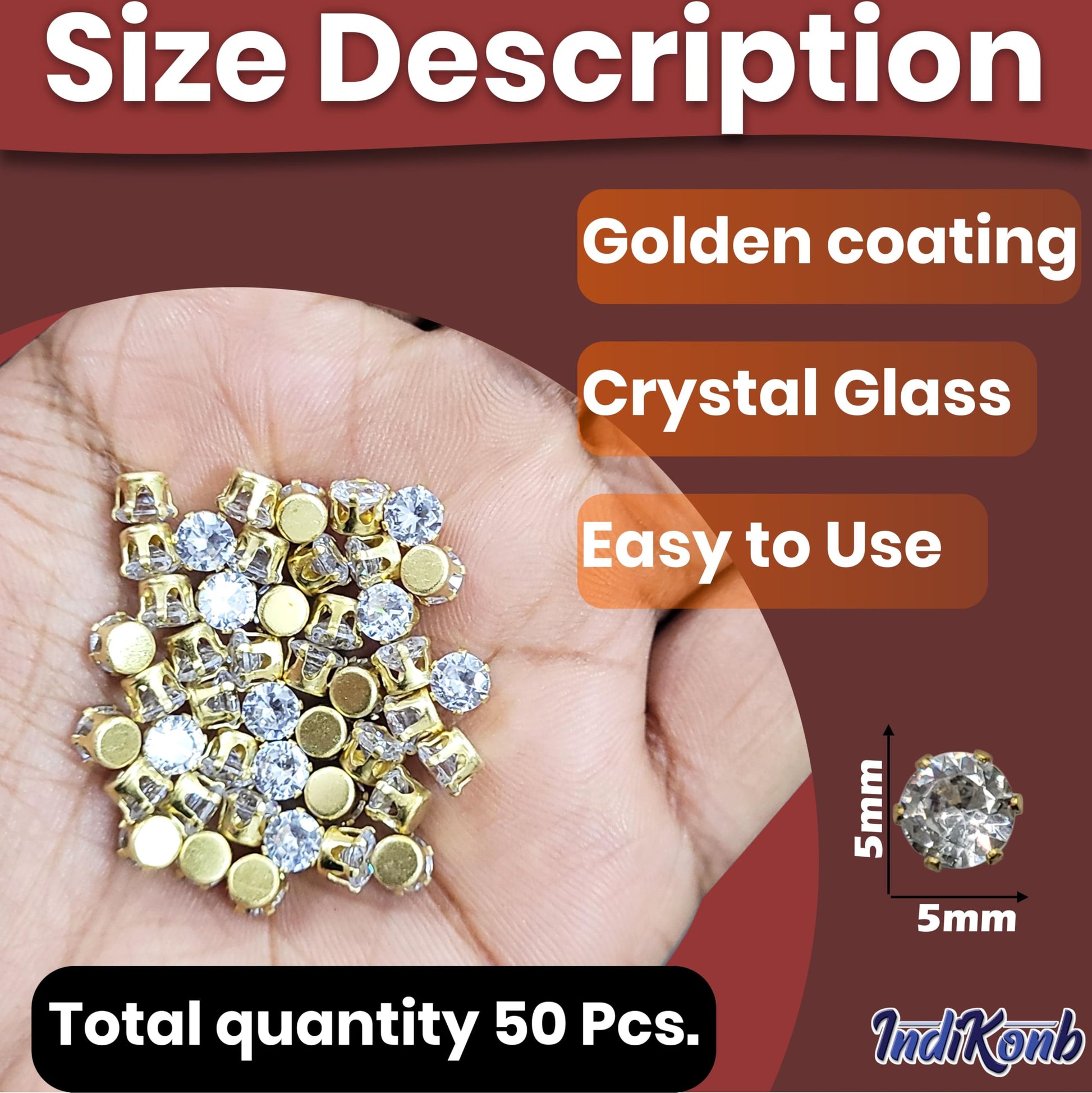 Round 5mm and multicolour 5mm rhinestones and flatback stones bring visual interest to Lippan art and fabric decoration with decorative flatback shine to handmade projects.