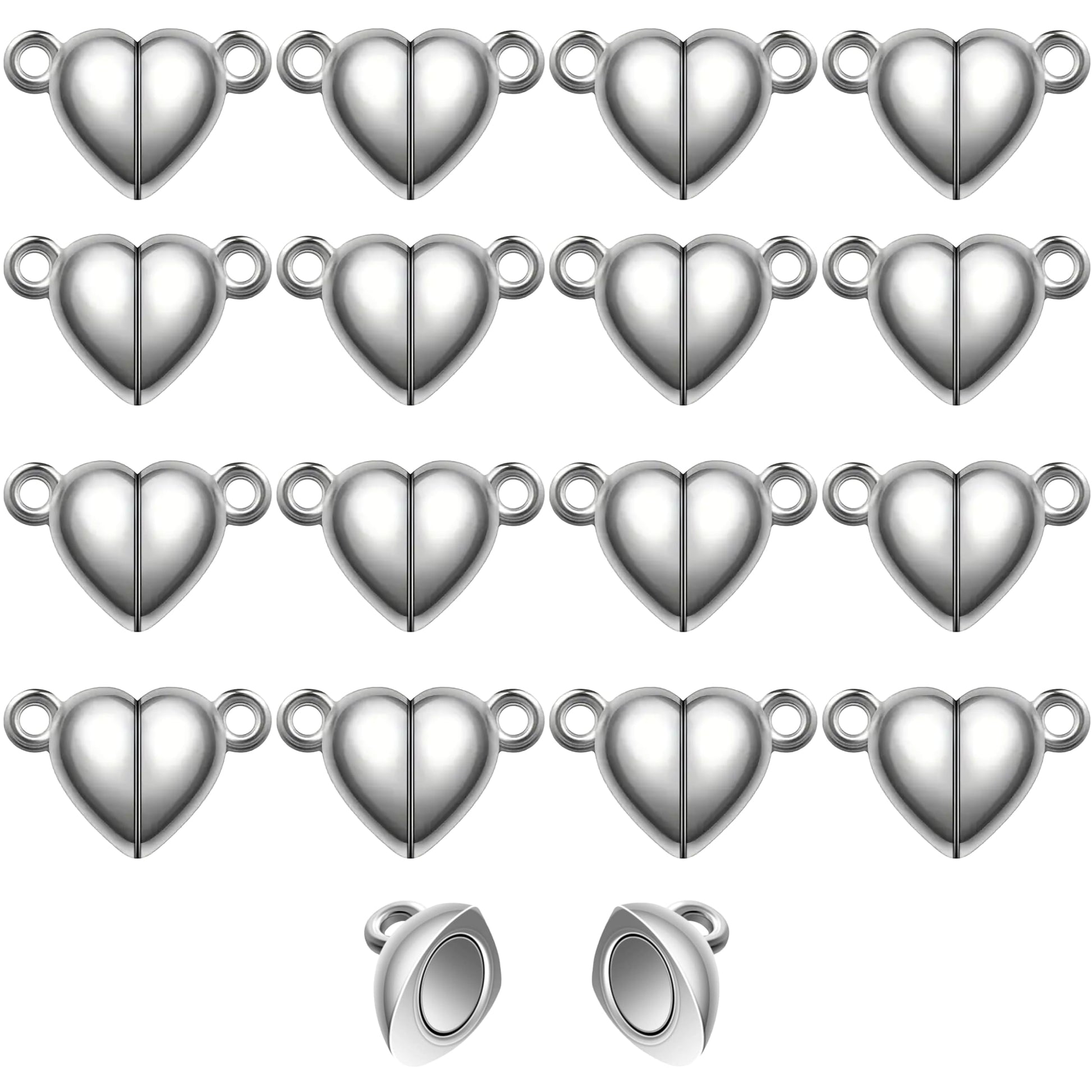 Clean decorative look makes silver 16 pcs beads stand out in bracelet making, necklace making and DIY jewellery projects.
