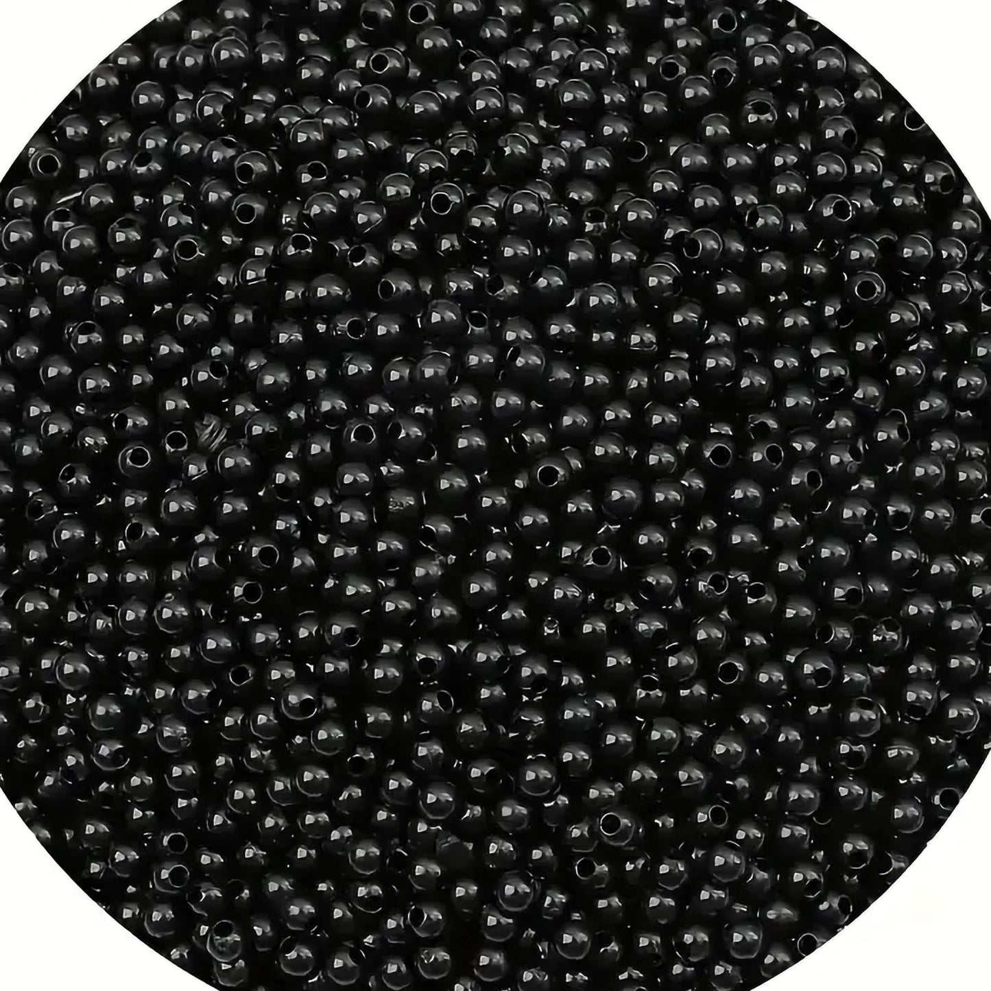 5mm and black 5mm and 3mm beads bring visual interest to bracelet making, necklace making and DIY jewellery projects with clean decorative look.