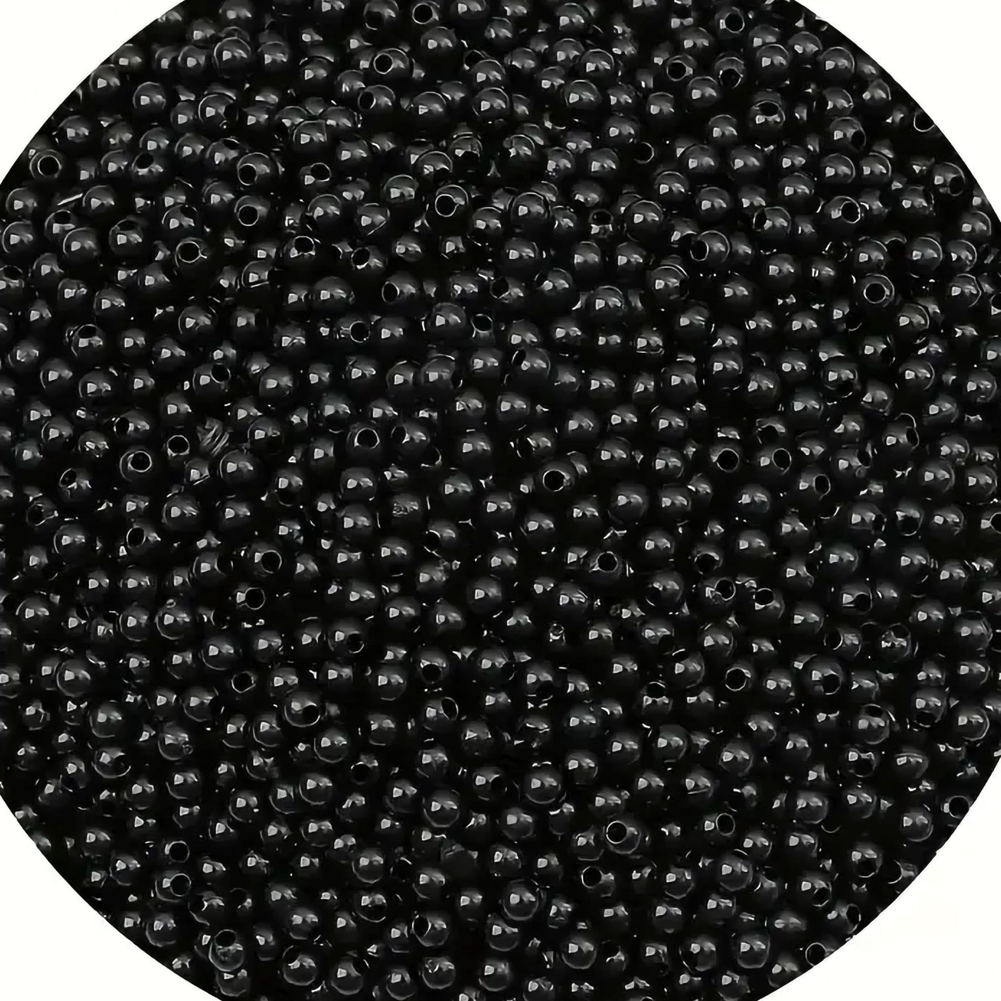 5mm and black 5mm and 3mm beads bring visual interest to bracelet making, necklace making and DIY jewellery projects with clean decorative look.