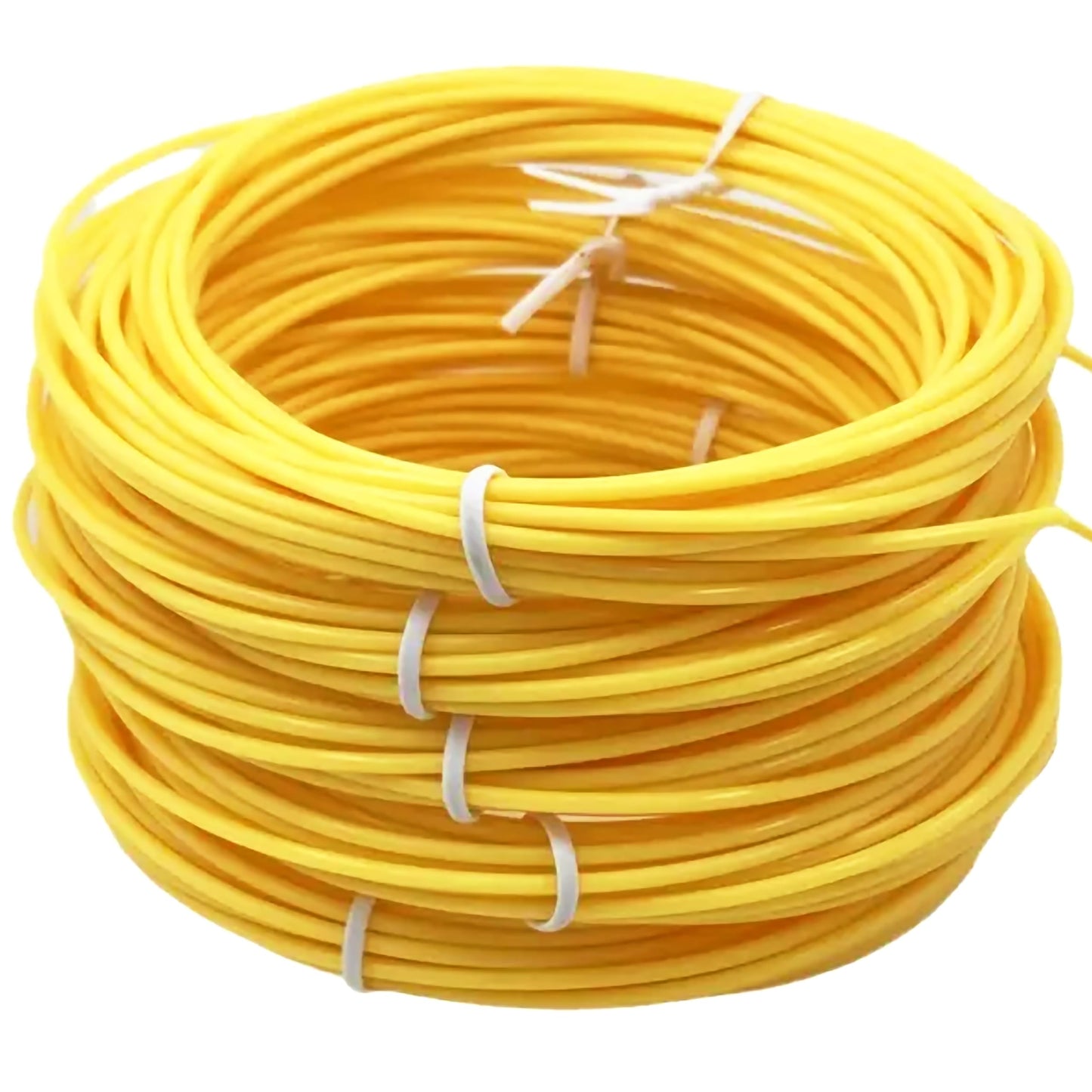 Yellow 25m 25m craft wire or cord supports bead threading, jewellery making and craft binding with a clean decorative finish.