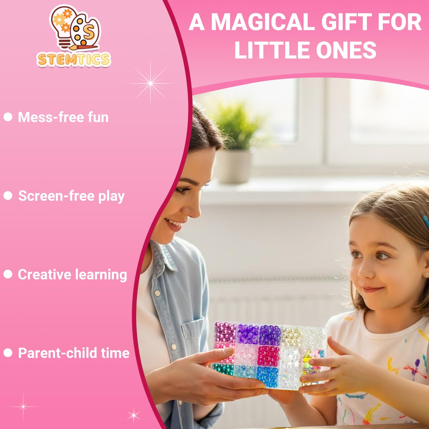 DIY Bracelet Making Kit for Girls, Jewelry Making Set multicolour 02 image 2