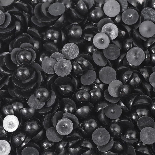 Make jewelry decoration look more detailed with smooth black pearl embellishments for resin craft.