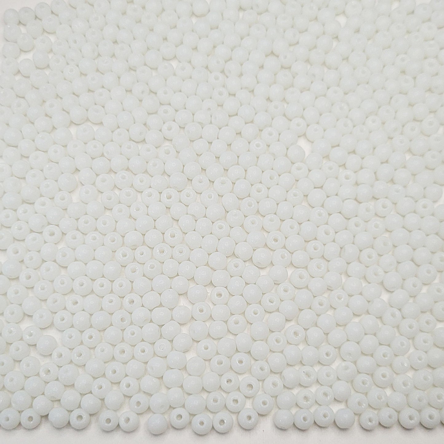 White and transparent 3mm,4mm,6mm,8mm beads are useful for detailed work in bracelet making, necklace making and DIY jewellery projects.