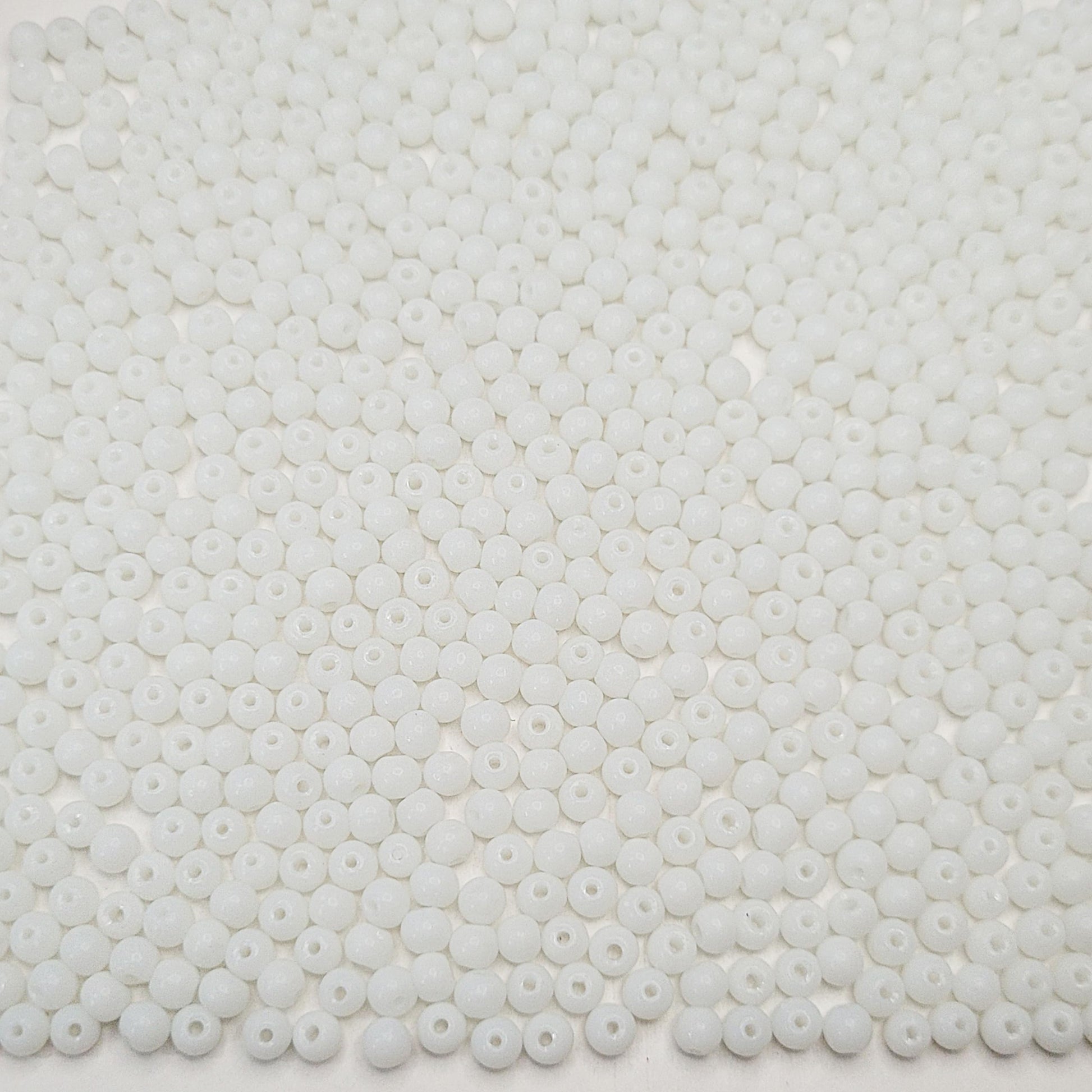 White and transparent 3mm,4mm,6mm,8mm beads are useful for detailed work in bracelet making, necklace making and DIY jewellery projects.