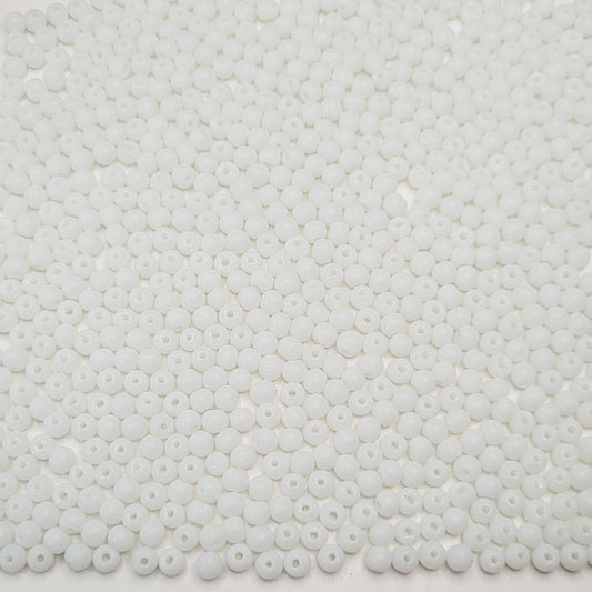 White and transparent 3mm,4mm,6mm,8mm beads are useful for detailed work in bracelet making, necklace making and DIY jewellery projects.