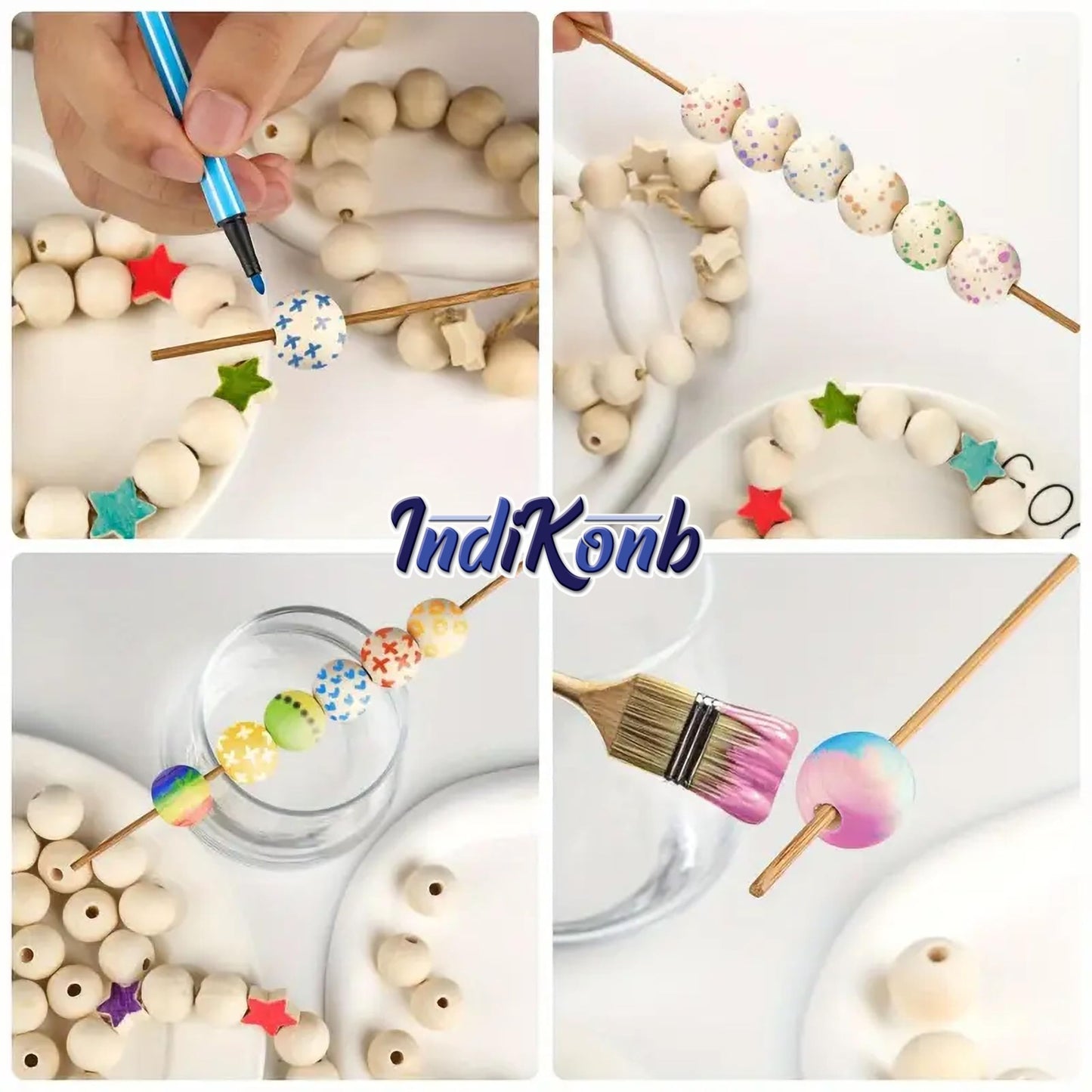 Use multicolour 5mm, 8mm beads to give bracelet making, necklace making and DIY jewellery projects colour and texture.