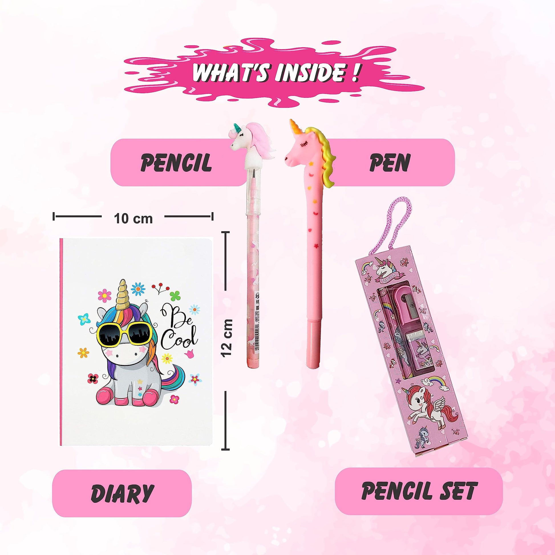 Use unicorn unicorn and christmas art and craft kit to give DIY craft projects and school projects a colourful activity base to handmade projects.