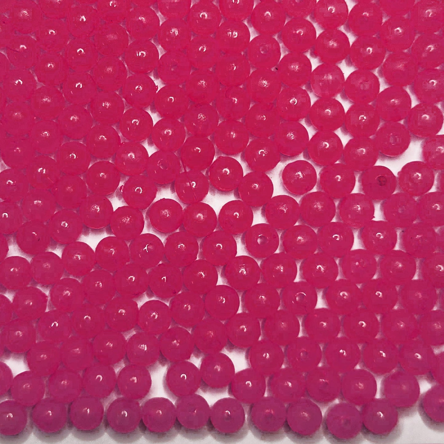 For bracelet making, necklace making and DIY jewellery projects, magenta and multicolour 8mm beads add a balanced decorative detail.