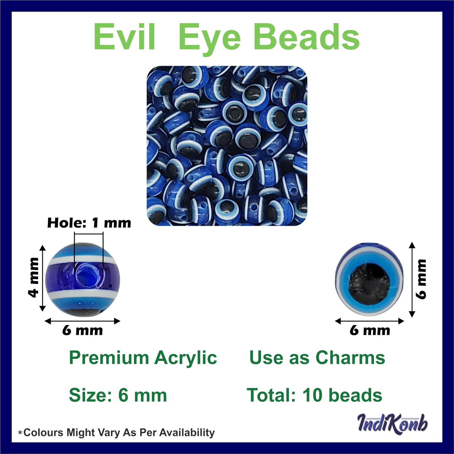 A balanced detail for DIY jewellery projects, beading craft and decorative craft finishing, multicolour 20 m beads offer a neat decorative finish.