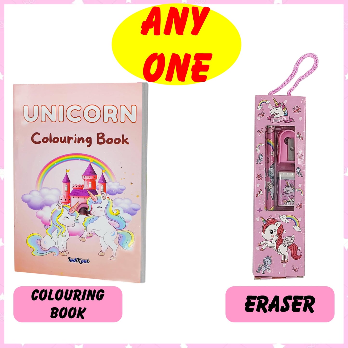 Unicorn unicorn and christmas art and craft kit helps add a neat hobby kit feel, useful in gift making and kids art activities with birthday to creative hobby sessions.