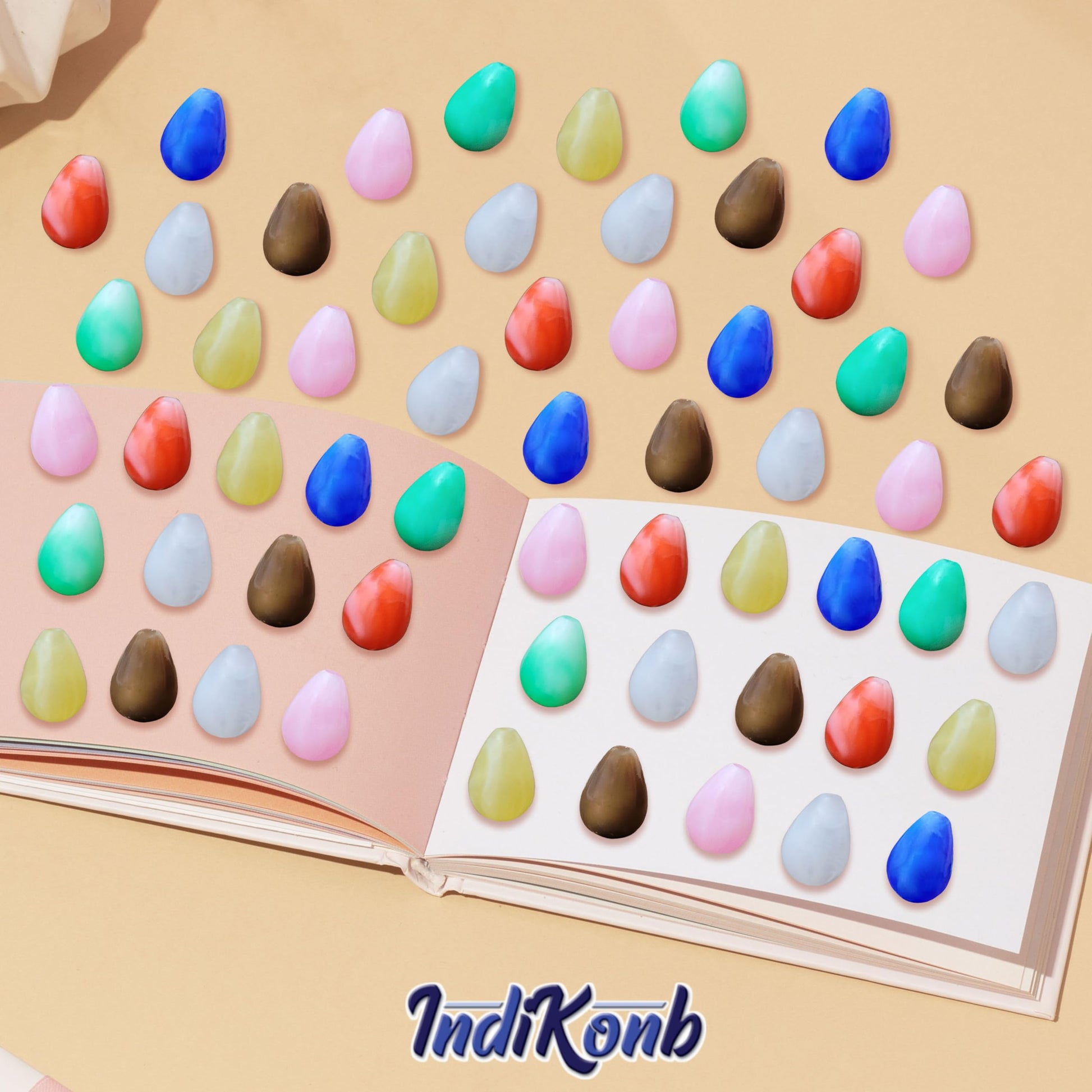 12mm acrylic and plastic beads help finish necklace making and DIY jewellery projects with a refined look.