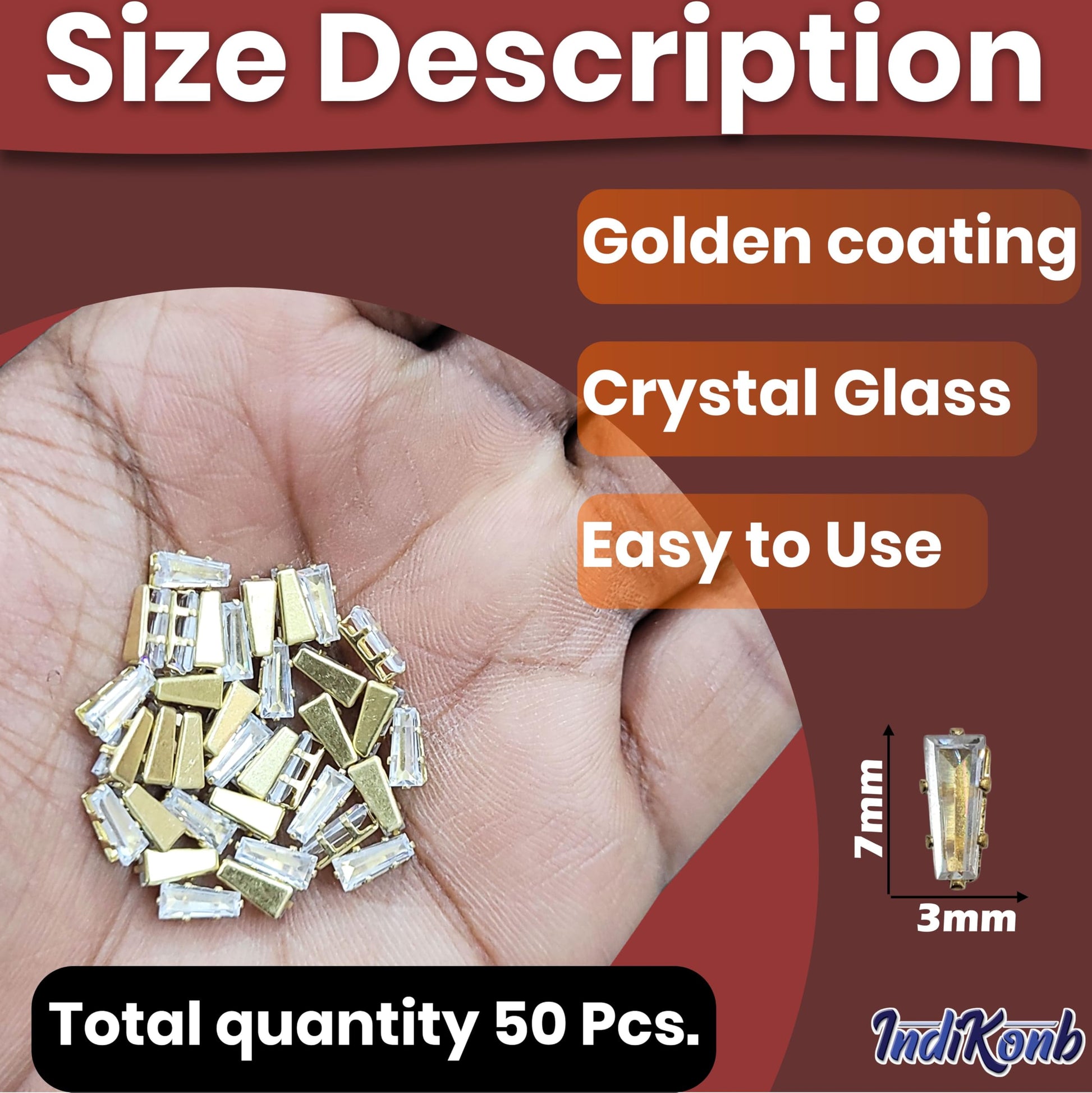 A balanced detail for Lippan art and fabric decoration, white 2x3x7 and multicolour rhinestone and stone rhinestones and flatback stones offer a decorative flatback shine to.