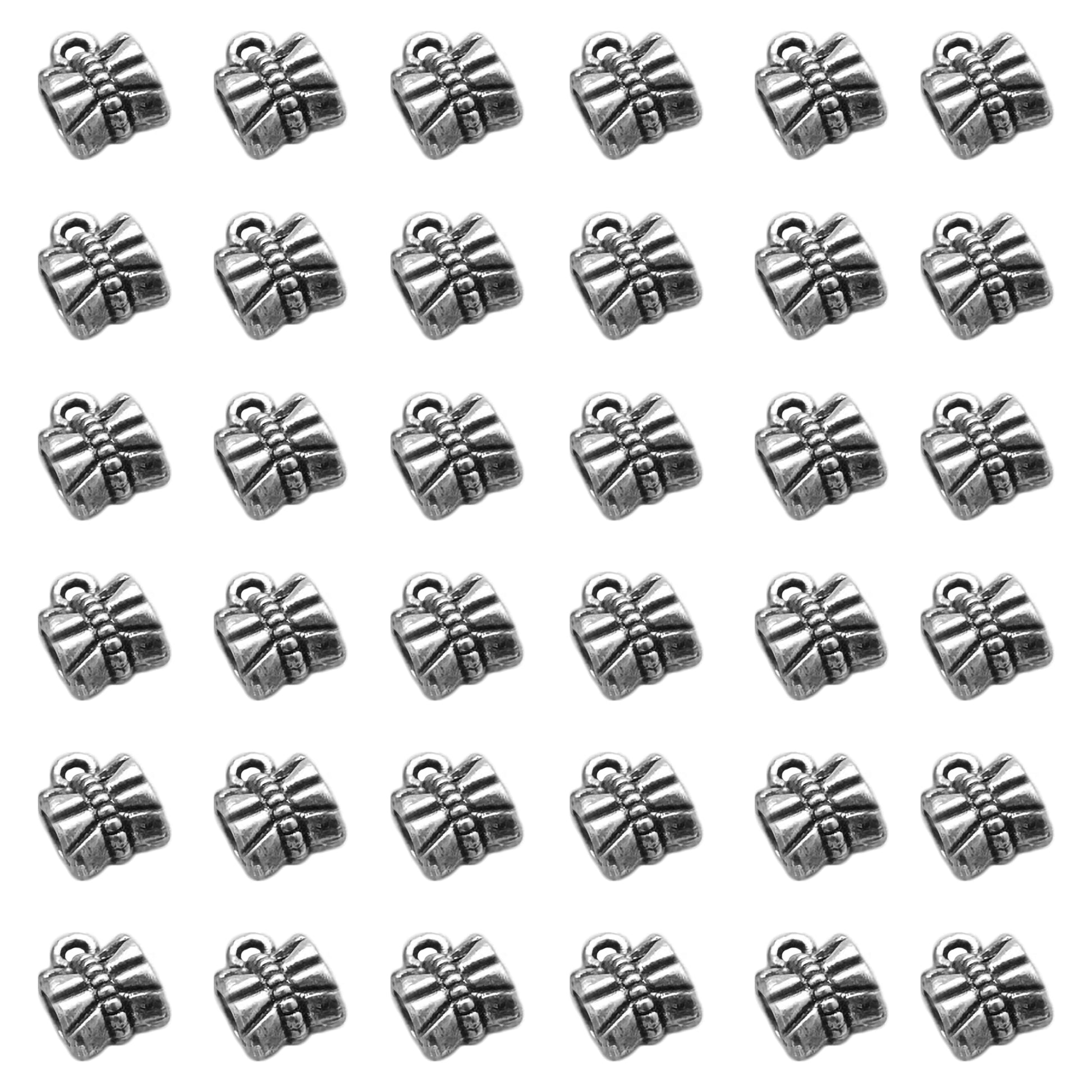 Oxidized Silver Jewellery Raw Material Set, Tibetan Spacer silver03 product image