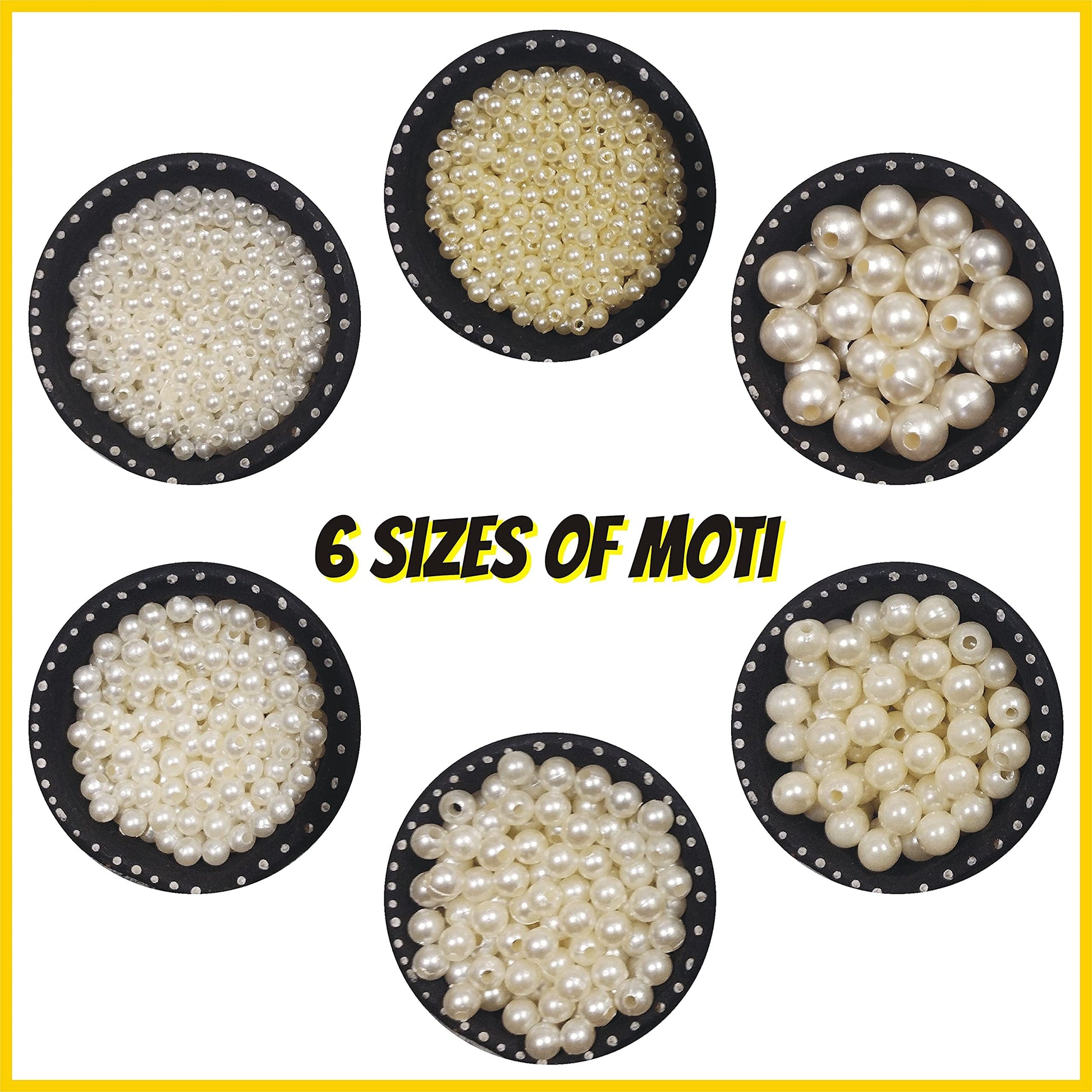 18500 pcs glass beads bring visual interest to DIY jewellery projects, beading craft and decorative craft finishing with neat decorative finish.