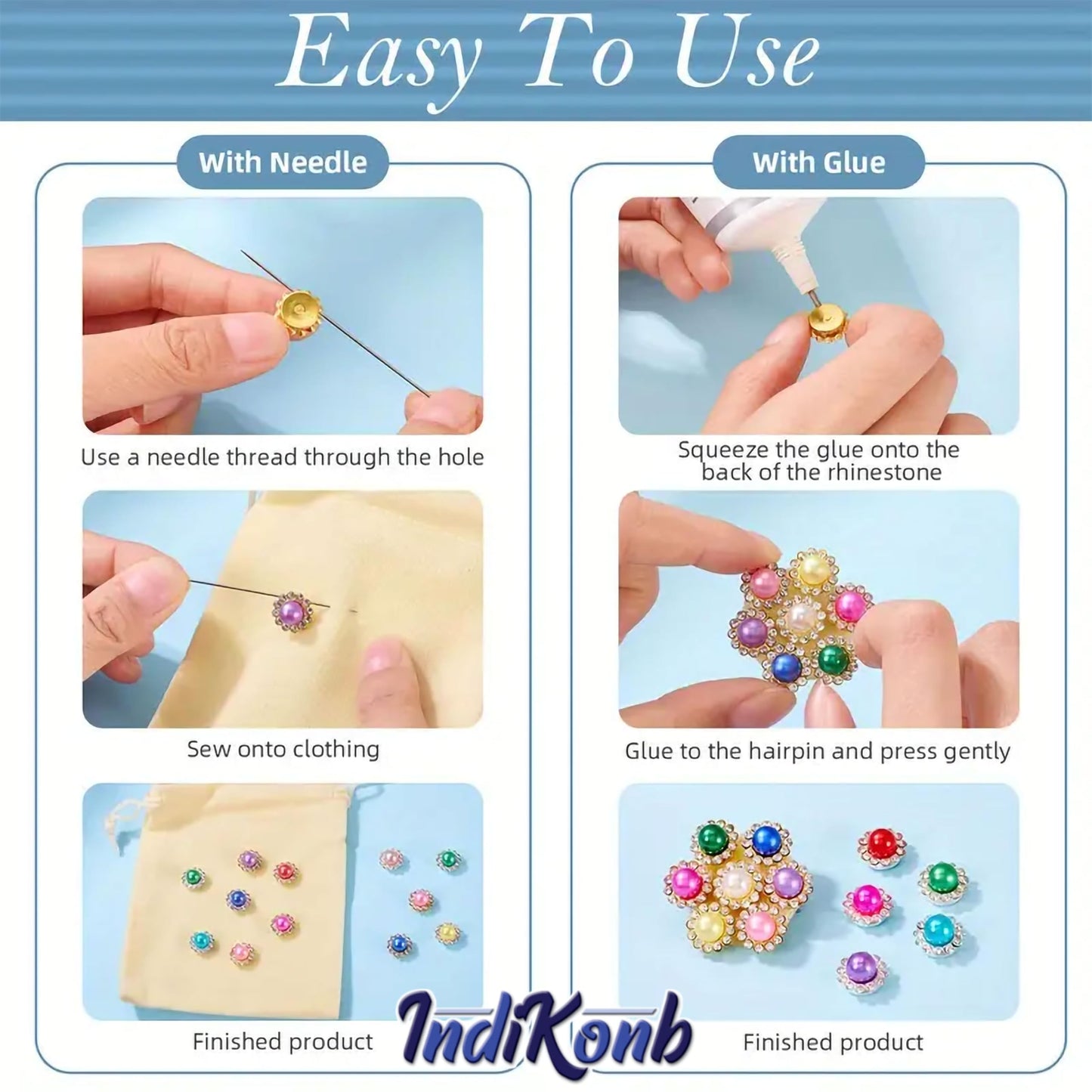 The look of multicolour 10mm buttons suits kids craft projects, especially for playful fabric craft touch, useful in decorative clothing work and sewing.