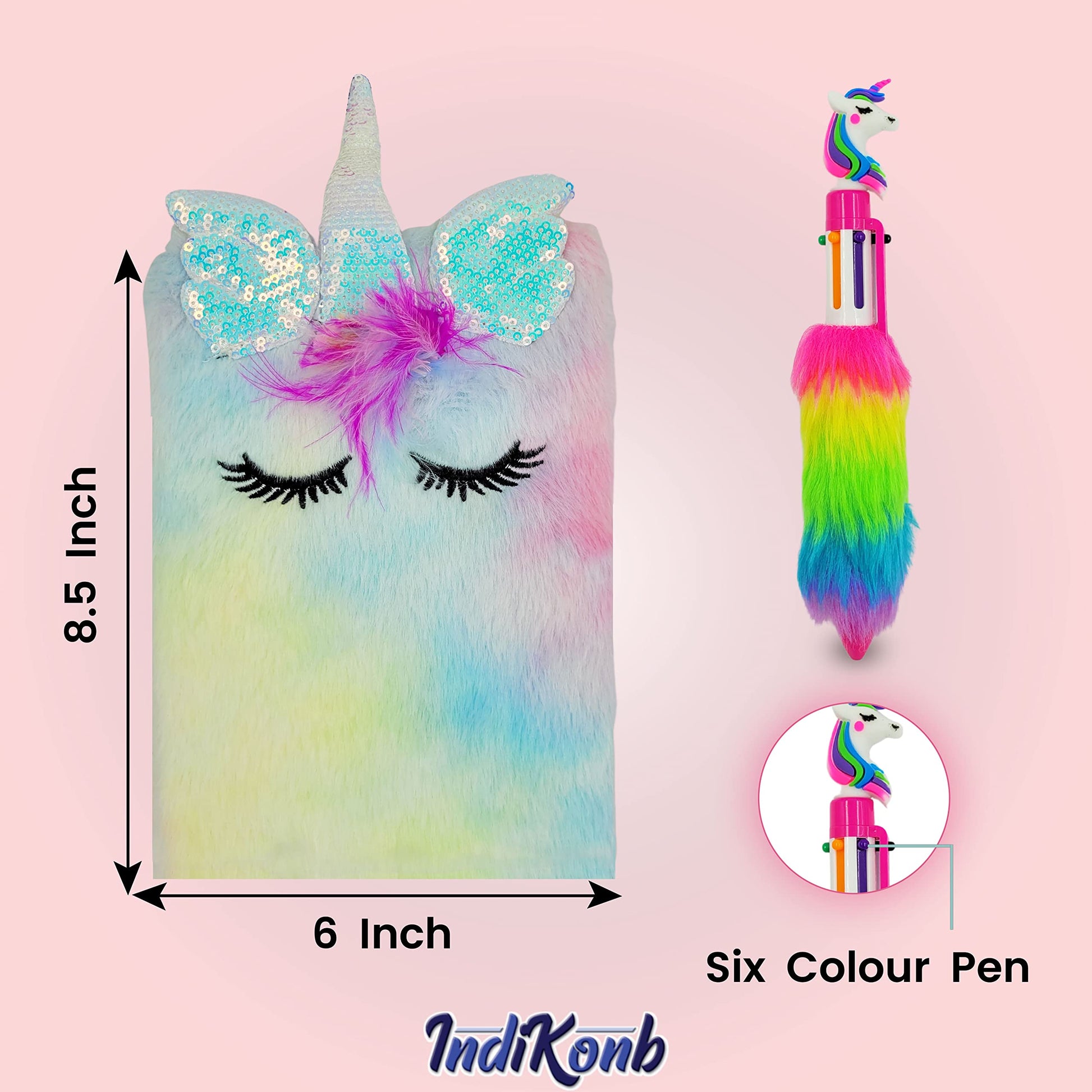 Use pink and multicolour synthetic art and craft kit to give DIY craft projects and school projects a colourful activity base to handmade projects.