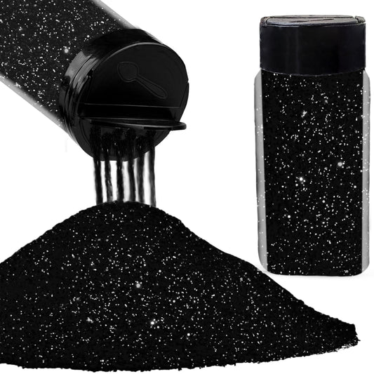 A balanced detail for resin art, card making and scrapbooking, black and multicolour 50g glitter powder offers a sparkling look.