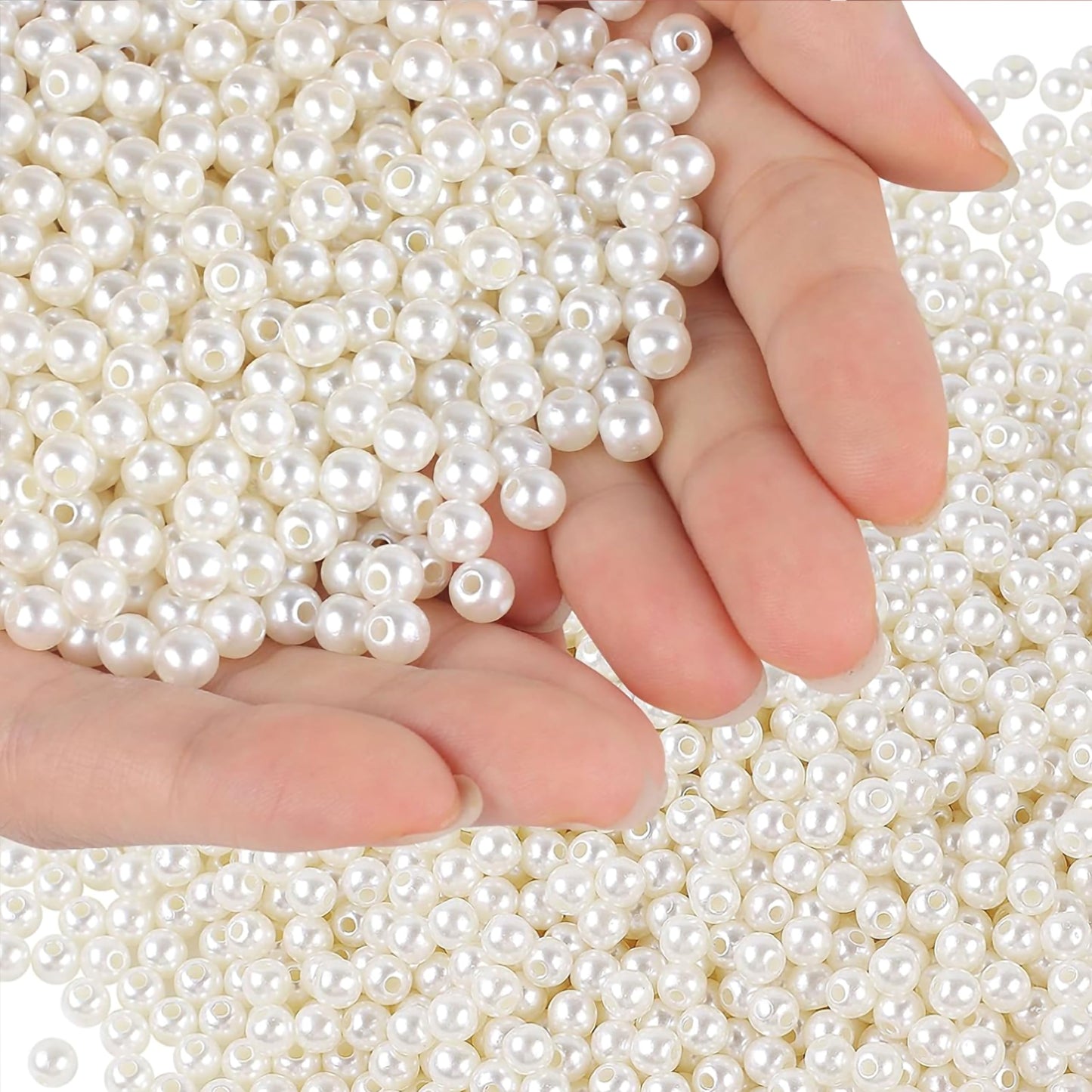 In bracelet making, necklace making and DIY jewellery projects, 8mm and pearl 8mm and 90 grams beads add depth and neat finishing.