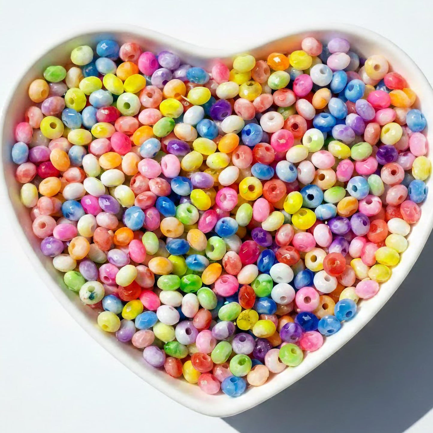 Multicolor Acrylic Marble Beads Set for Jewelry Making Multicolour product image