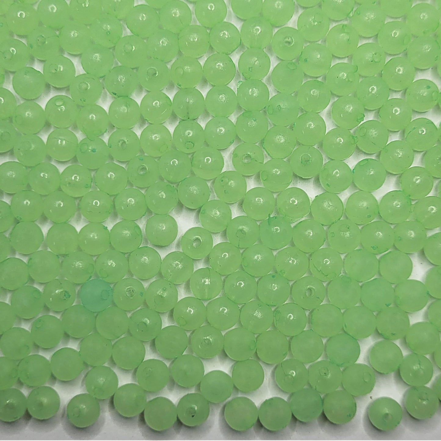 Green and multicolour 8mm beads fit into bracelet making, necklace making and DIY jewellery projects without making the design feel heavy.