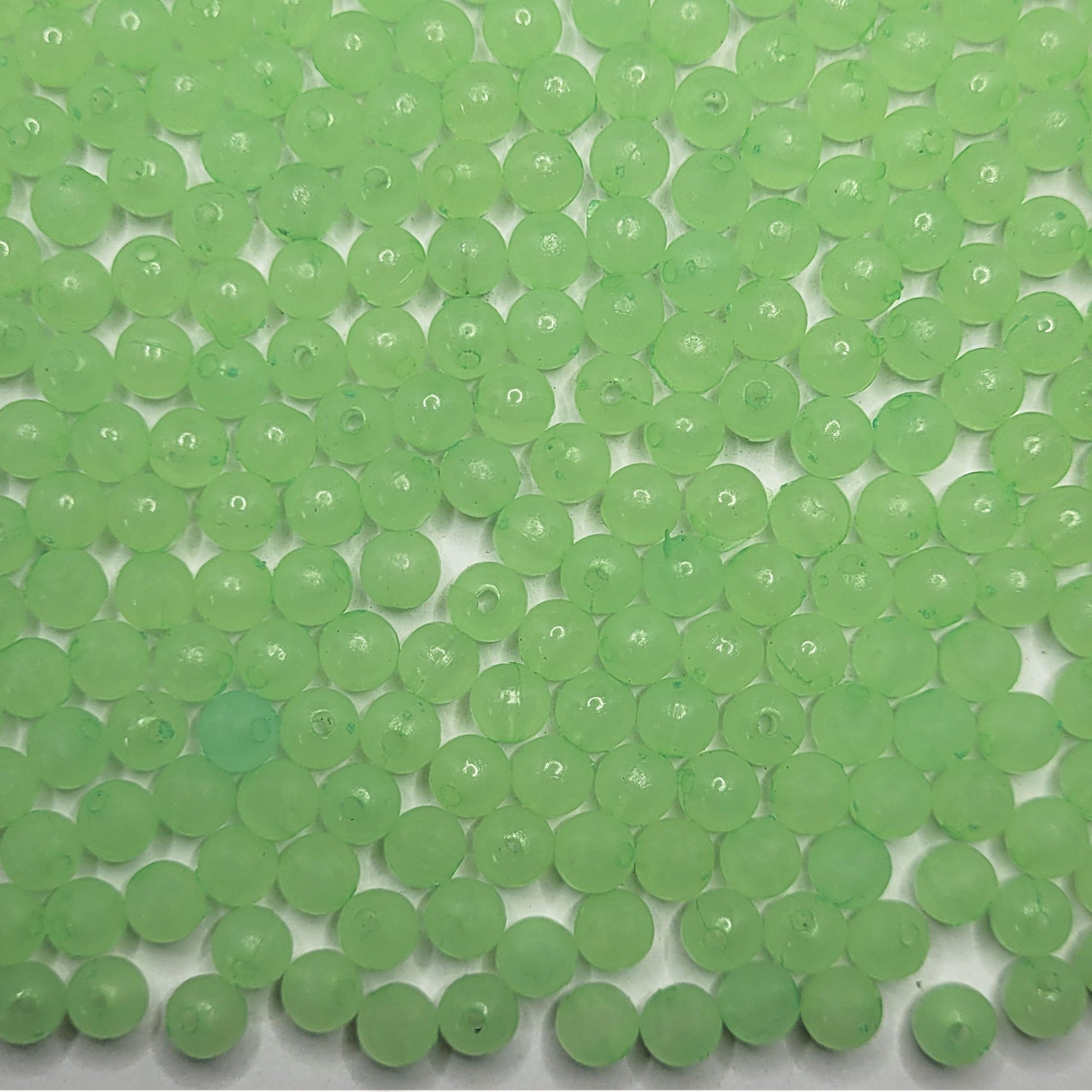 Green and multicolour 8mm beads fit into bracelet making, necklace making and DIY jewellery projects without making the design feel heavy.
