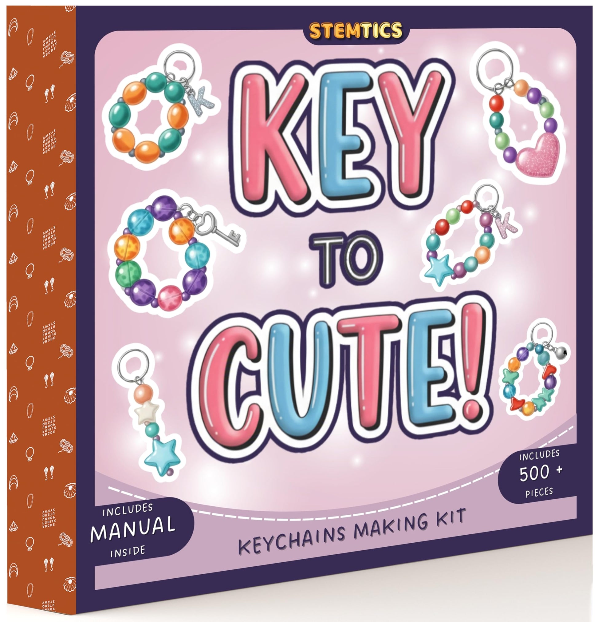 DIY Phone Charm Making Kit with Beads and Charms, Keychain MULTICOLOUR 02 product image