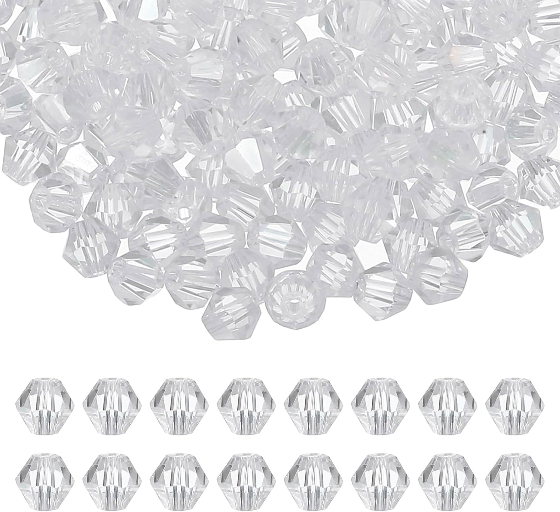 White Multicolor Kundan Stones for Embroidery and Jewelry. Main product image showing the full assortment for jewelry making and craft work.