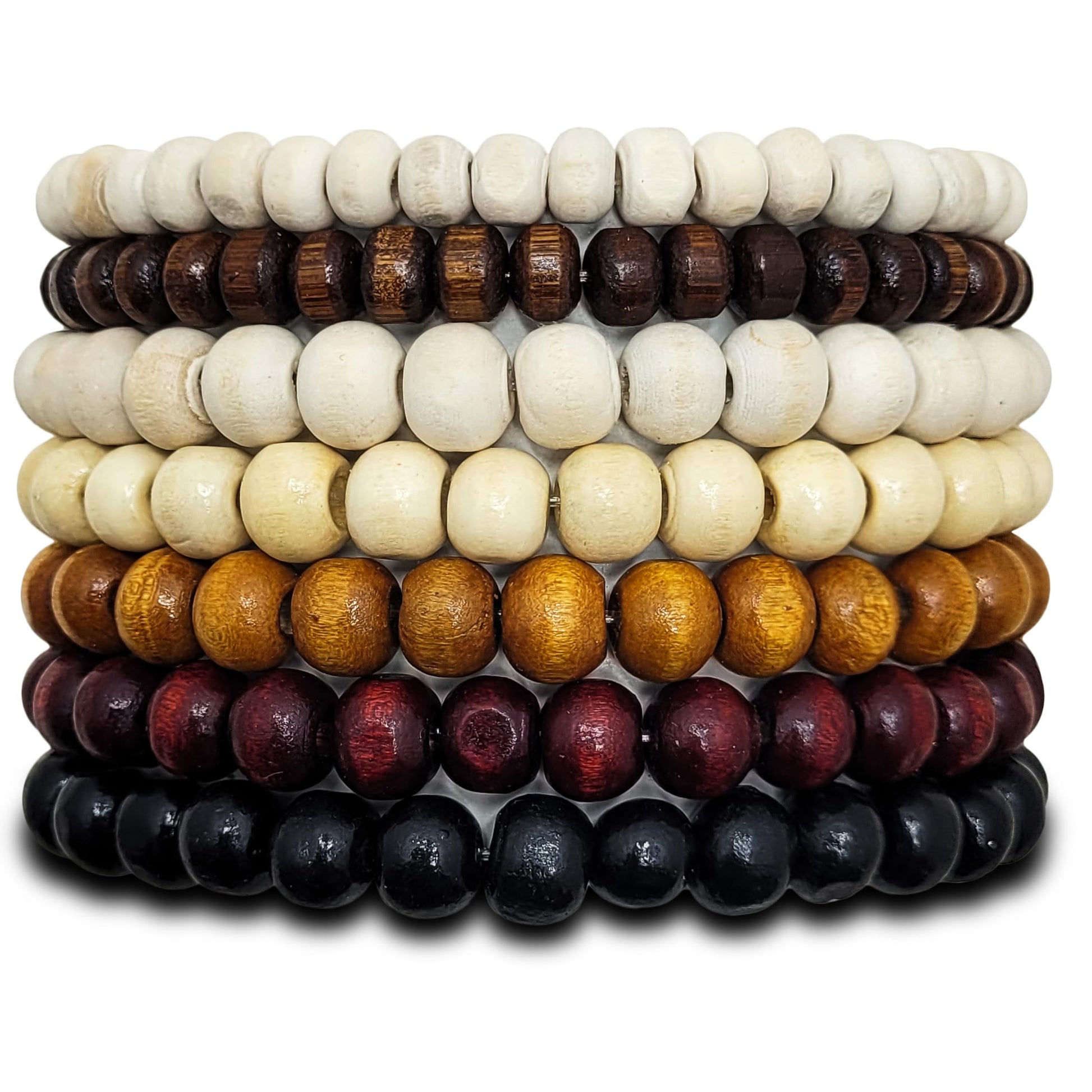 A balanced detail for everyday styling, party wear and gifting, multicolour wood and wooden bracelet offers a stylish look with multicolour detail.