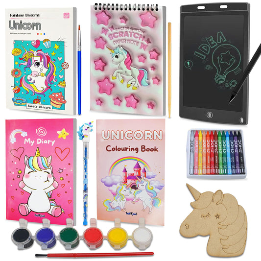 Wooden unicorn art and craft kit is useful for detailed work in kids art activities, DIY craft projects and school projects.