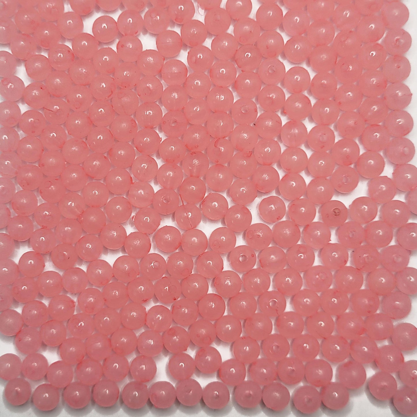 Pink and multicolour 6mm beads bring a polished accent to bracelet making, necklace making and DIY jewellery projects.