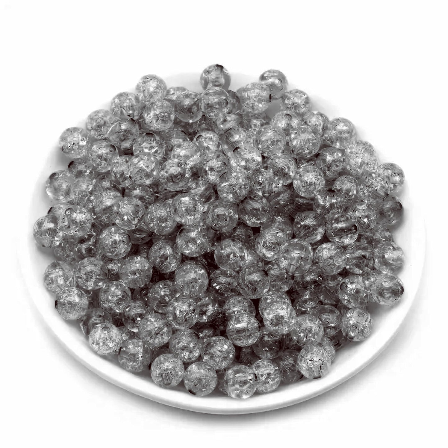 A clean option for bracelet making, necklace making and DIY jewellery projects, black 6mm beads add a clean decorative look.