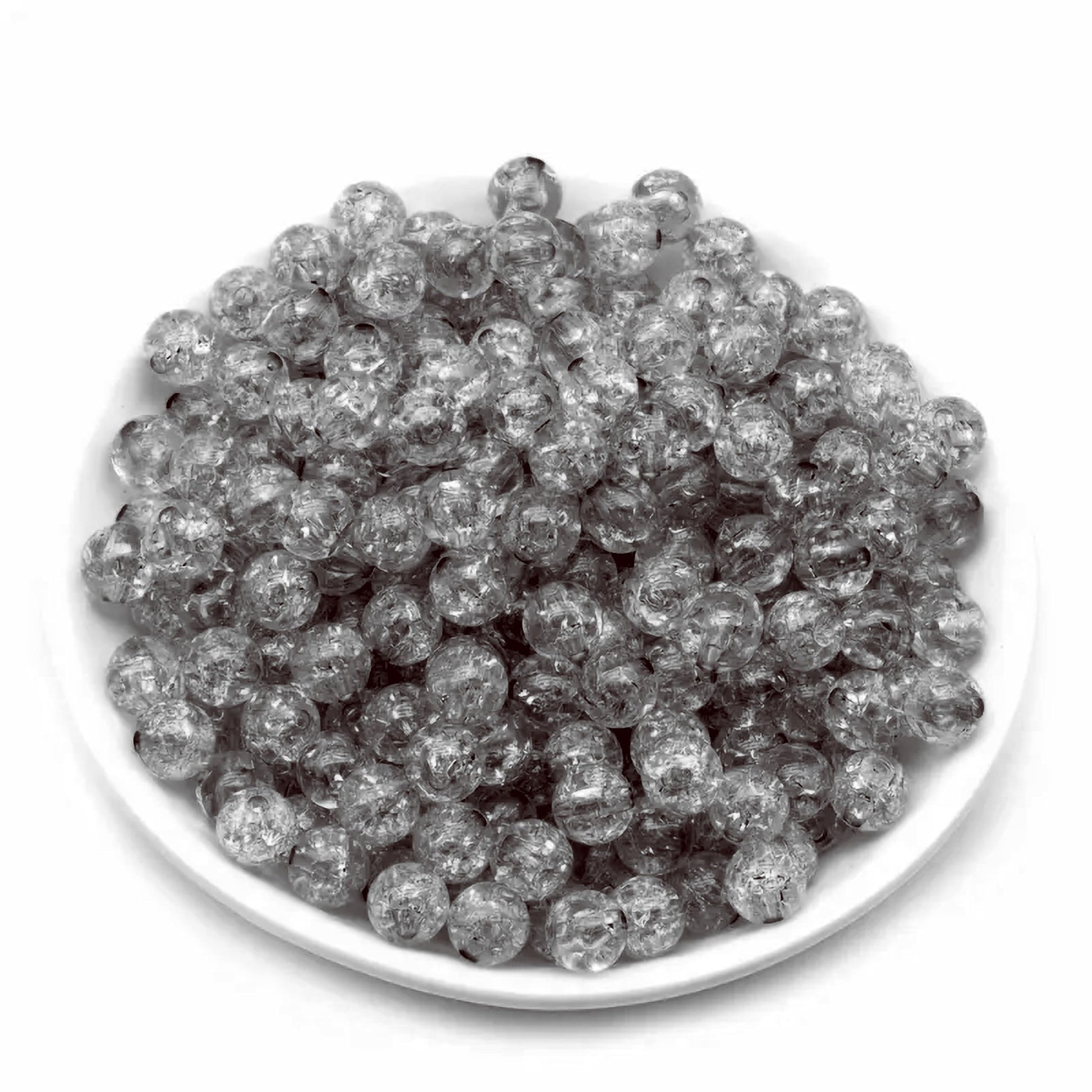 A clean option for bracelet making, necklace making and DIY jewellery projects, black 6mm beads add a clean decorative look.