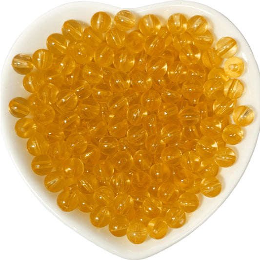 Transparent Rainbow Acrylic Beads for Jewellery Making Gold product image