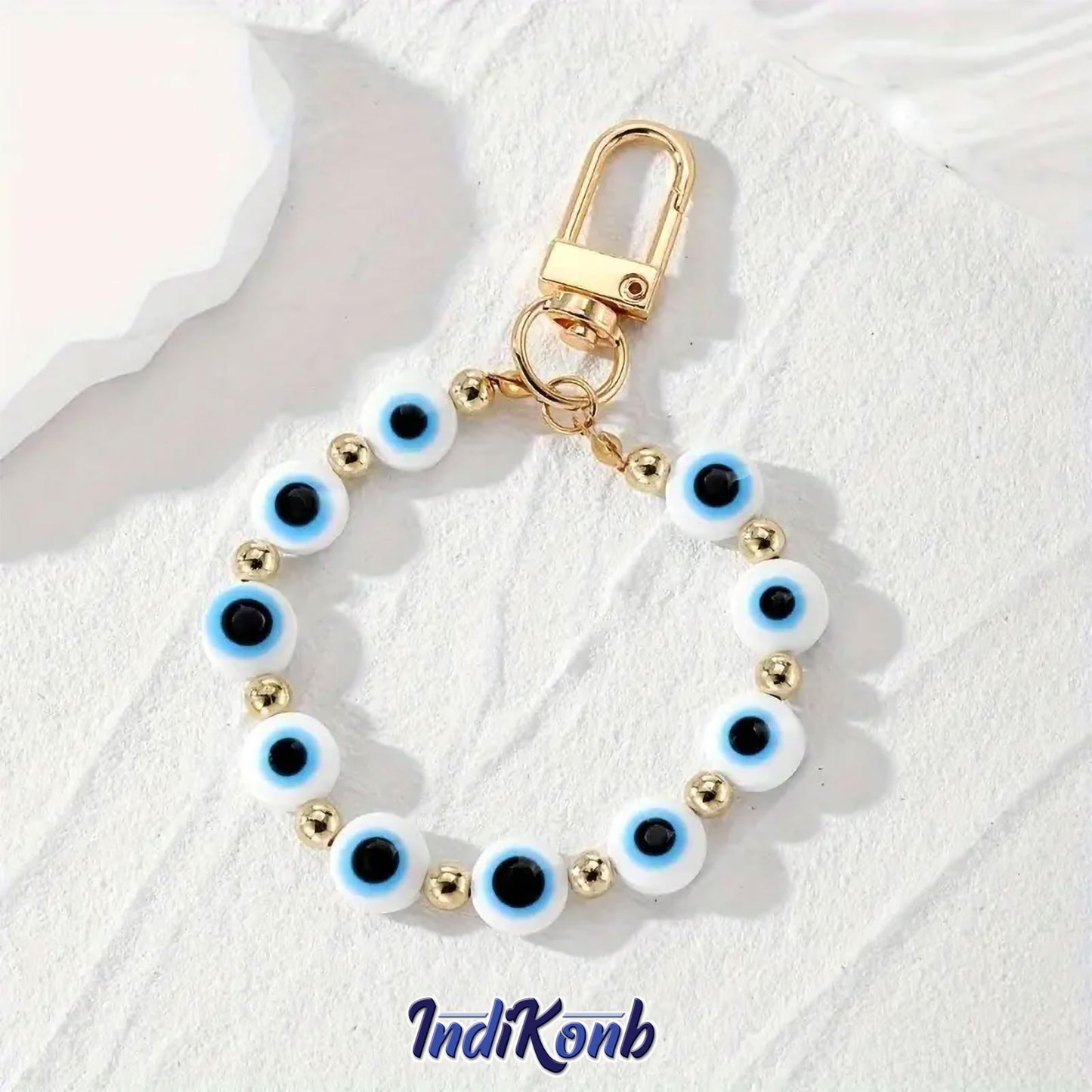 A refined detail for handmade accessories and bracelet making, white 8mm 8mm,6mm beads add projects a neat clean decorative finish.
