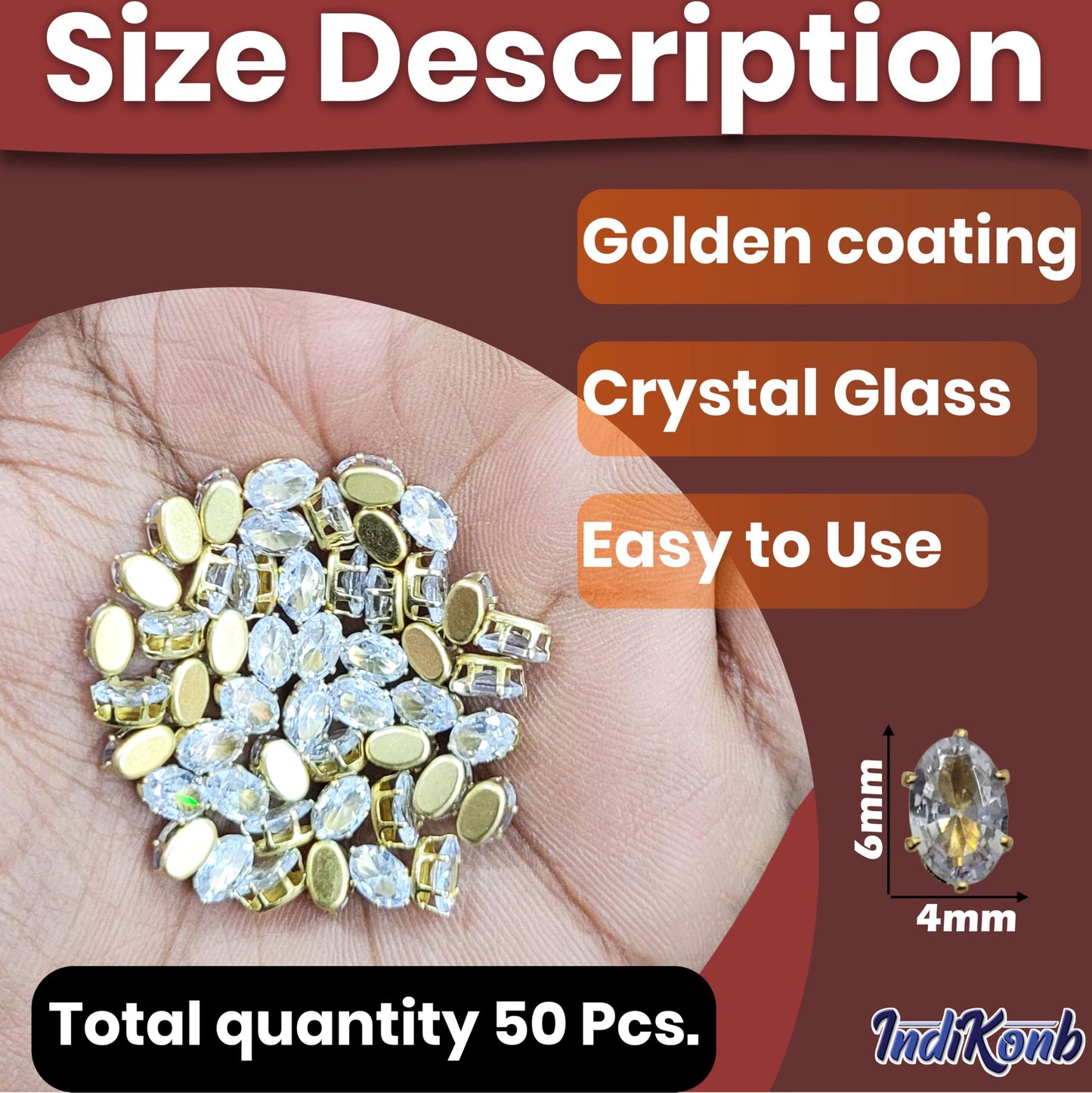 For a cleaner finish in Lippan art and fabric decoration, oval 4x6 and multicolour rhinestone and stone rhinestones and flatback stones are a useful choice.