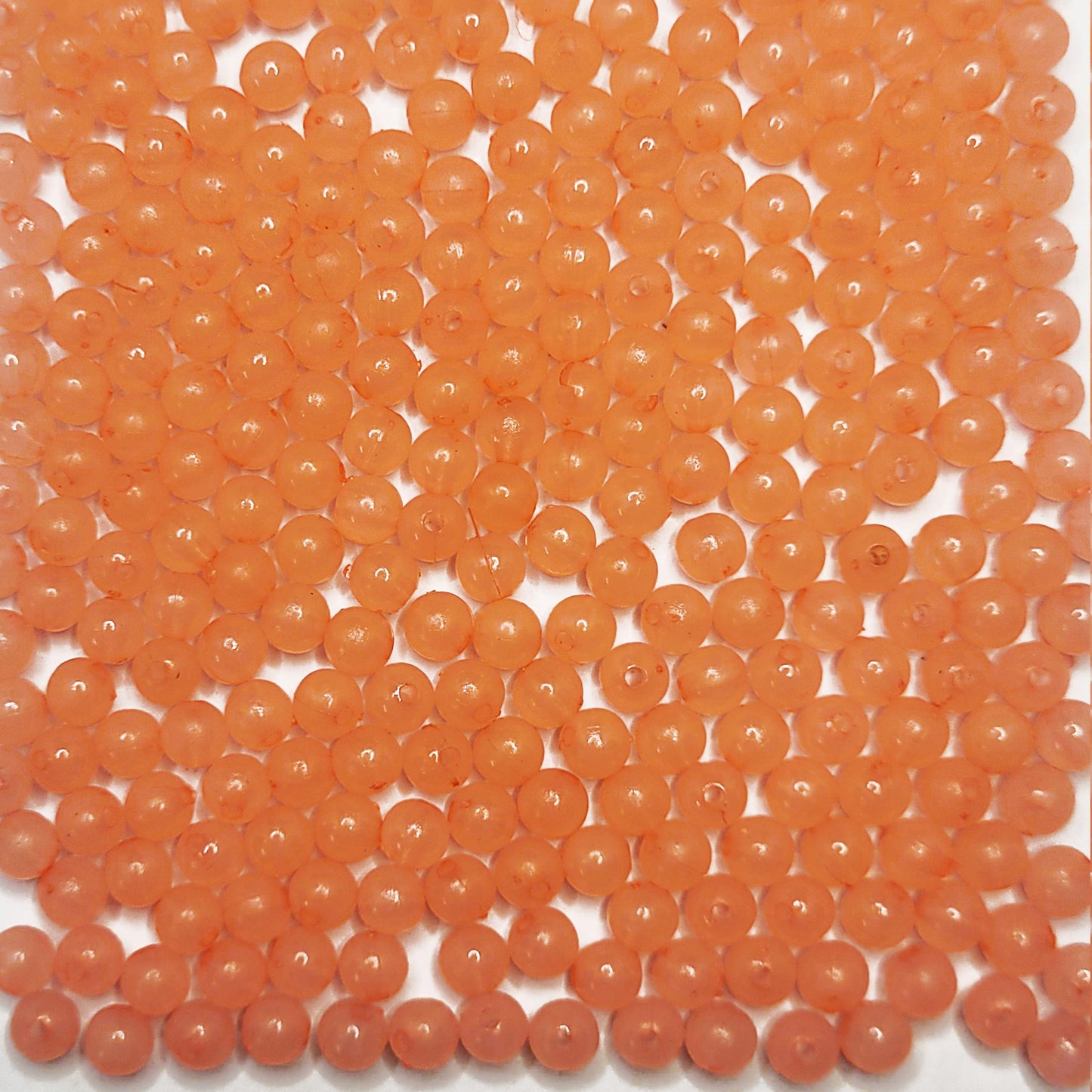 A clean option for bracelet making, necklace making and DIY jewellery projects, orange and multicolour 6mm beads add a clean decorative look.