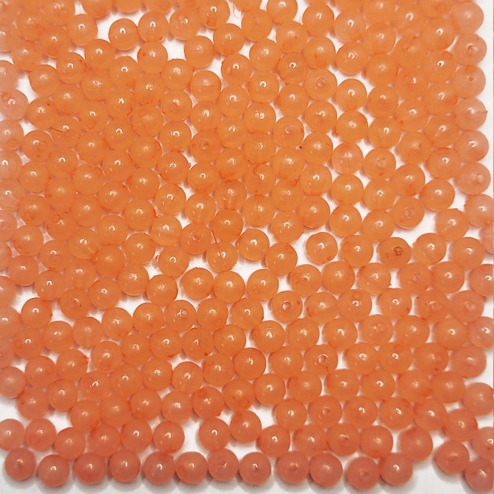 A clean option for bracelet making, necklace making and DIY jewellery projects, orange and multicolour 6mm beads add a clean decorative look.