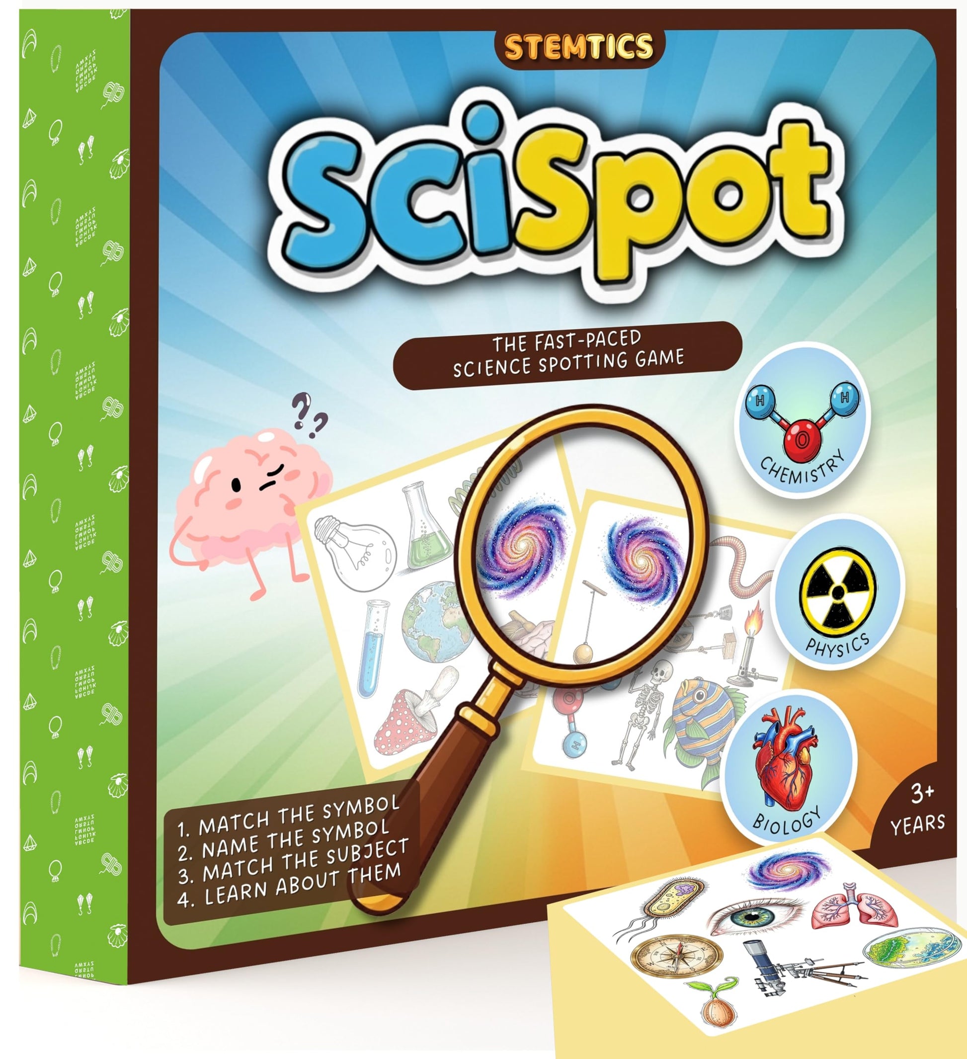 Multicolor Scispot Flash Cards for Kids Paper. Main product image showing the full product layout.